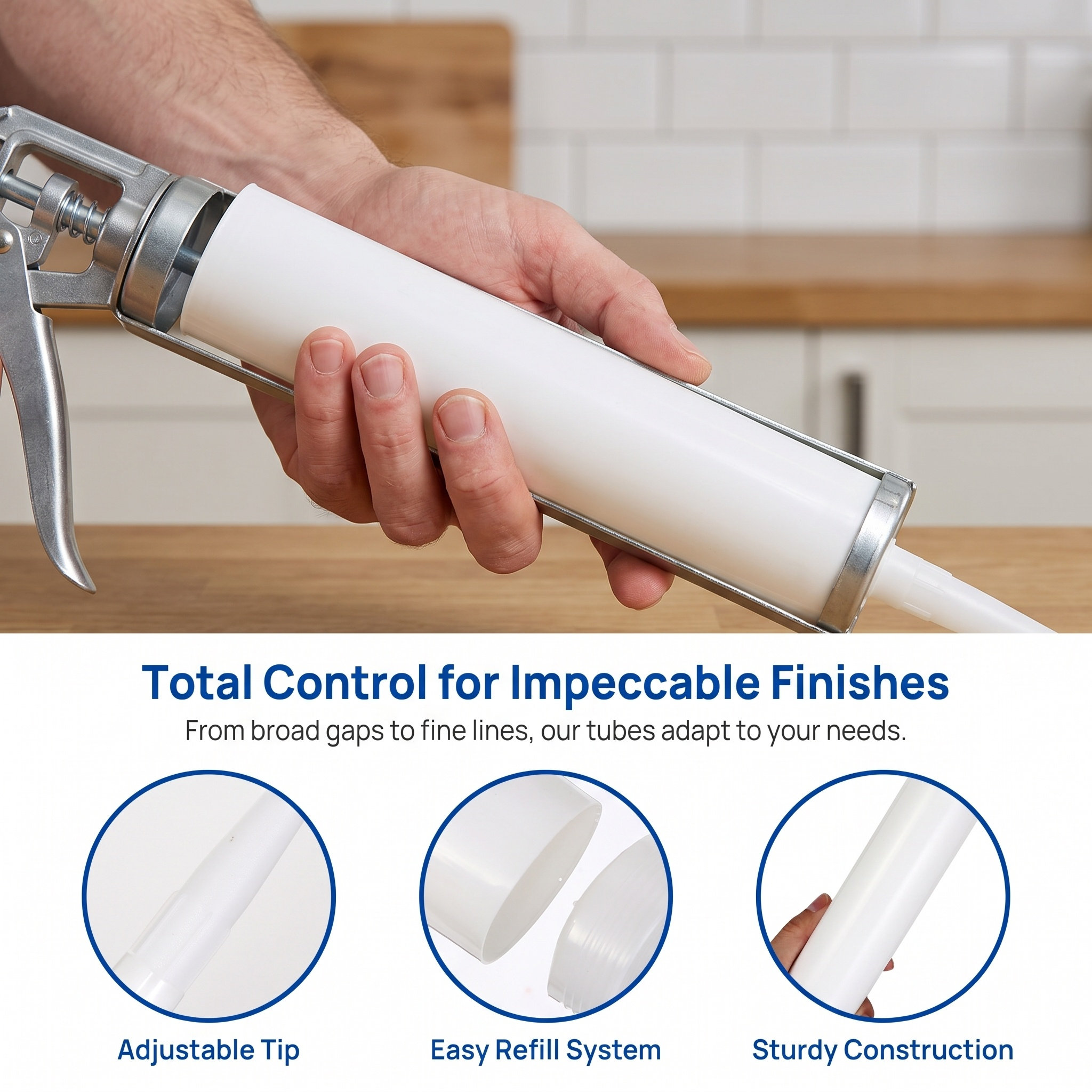 Home Improvement In - 5 Tubos de Plástico Vacíos Recargables